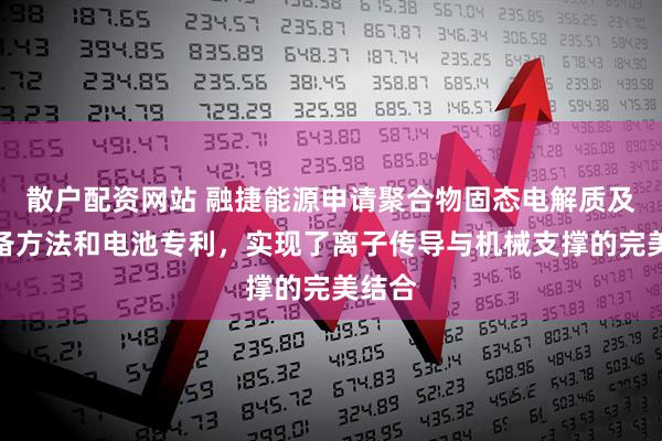 散户配资网站 融捷能源申请聚合物固态电解质及其制备方法和电池专利，实现了离子传导与机械支撑的完美结合